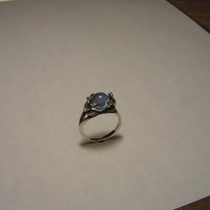 Frog Ring with Opalite in Sterling Silver image 3