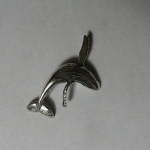 Humpback Whale Pendant In Sterling Silver image 7