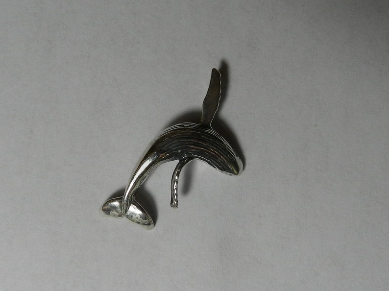 Humpback Whale Pendant In Sterling Silver image 7