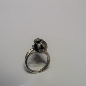 Kitten Ring With Black Onyx and Sterling Silver image 5