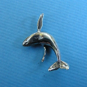 Humpback Whale Pendant In Sterling Silver image 4