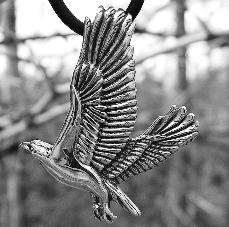 Eagle Pendant In Sterling Silver
