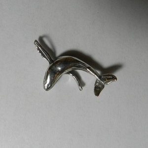 Humpback Whale Pendant In Sterling Silver image 6