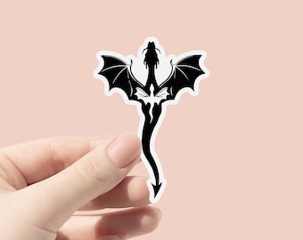 Dragon Sticker, Tairn Adarna, Fantasy Romantasy Reader, Xaden Riorson, Dragon Rider, Kindle Sticker, Iron Flame