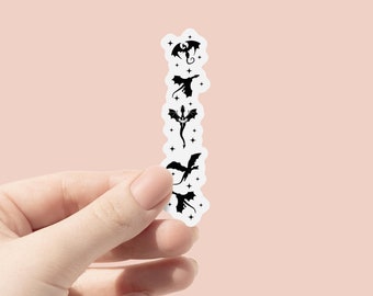Dragon Sticker, Fantasy Romantasy Reader, Dragon Rider, Kindle Sticker, Dragon Love, Gift for Booklovers