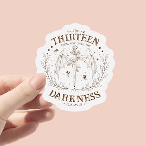 The Thirteen Throne Of Glass Aufkleber, SJM TOG Manon, Fantasy Romantasy Reader, Xaden Riorson, Drachenreiter Vierter Flügel, We Are The Thirteen