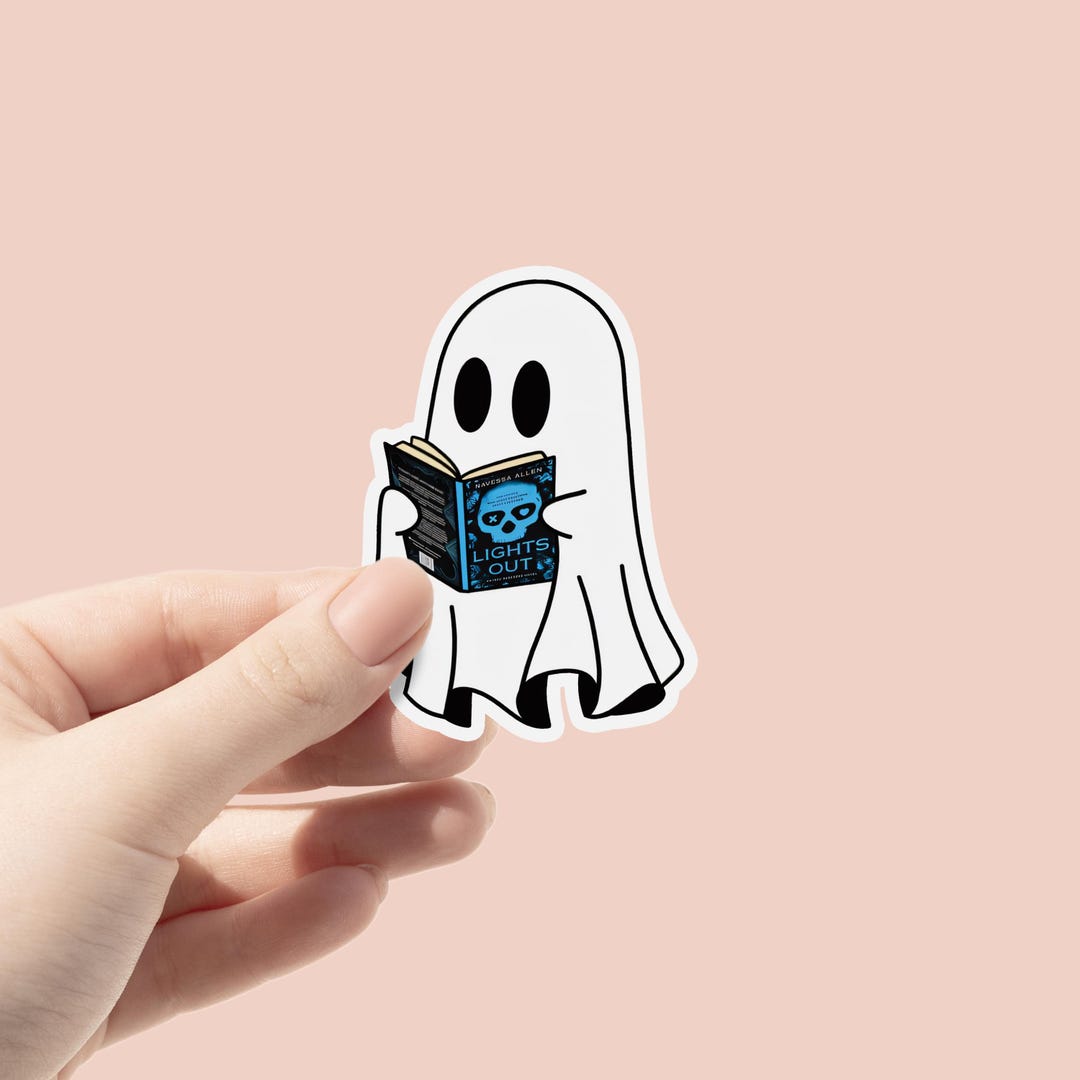 Dark Romance Ghost Vinyl Sticker, Kindle Sticker, Bookish Decal ...