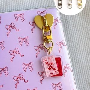 Kindle Sticky Charm Clip, Bookish Phone Charm, Kindle Phone Decor Accessories Bookish Merch, Queen of Books