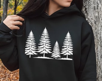 Wild Outdoors Hoodie, Nature Lover Gift for Christmas, Camping Gift for Her, Camping Life Ideas, Cozy Hoodie, Cold Weather Hoodie for Her