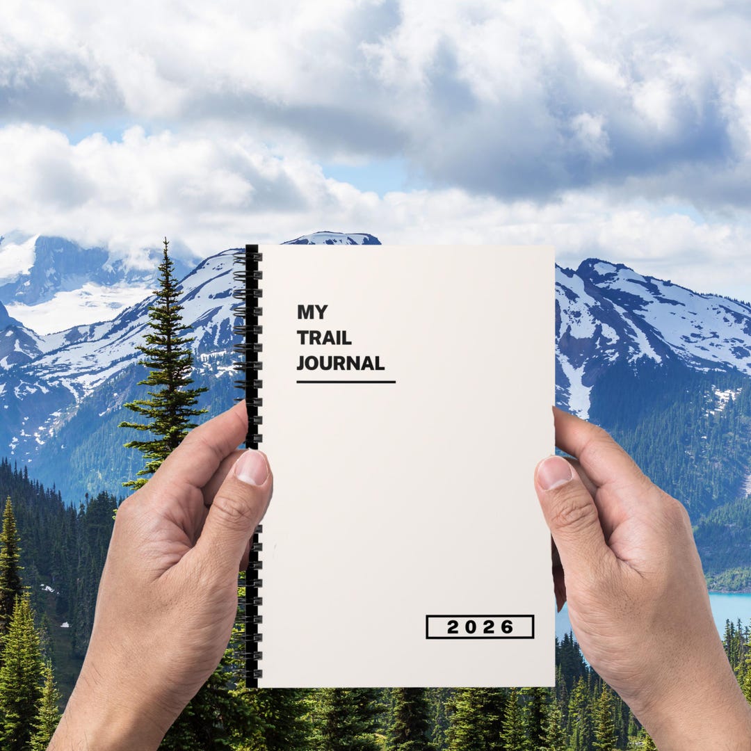 My Trail Journal - Ruled Spiral Notebook for Adventure Lovers, Nature ...