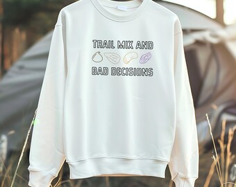 Bluza z okrągłym dekoltem Camping Humor, stroje Granola Girl, pomysł na prezent dla miłośnika kempingu