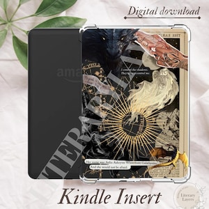 ACOTAR X Fourth Wing Inspired Kindle Insert | sjm | Clear Case Insert | Printable | Digital Download | Kindle Accessories | Kindle Aesthetic