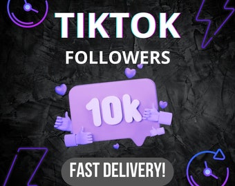 De vrais 10 000 abonnés, Grow on TikTok Guide, augmentez votre engagement, Marketing Boost, Livraison rapide !