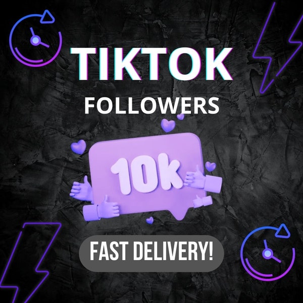 Echte 10.000 Follower, Wachsen Sie mit dem TikTok-Leitfaden, steigern Sie Ihr Engagement, Marketing-Boost, schnelle Lieferung!