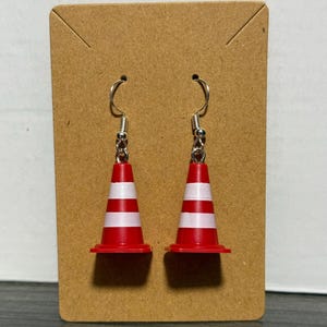 Traffic Cone Earrings