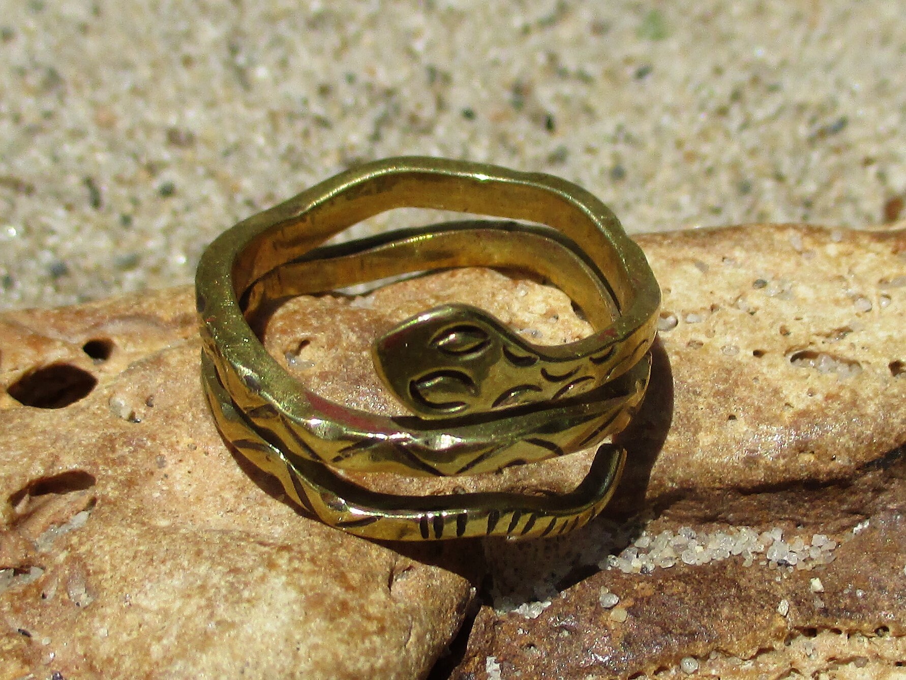 Buy Antique Brass Bold Snake Ring, Gold Snake Ring, Serpent Ring, Boho  Hippie Chunky Ring, Handmade Jewelry, Gift for Her Online in India - Etsy