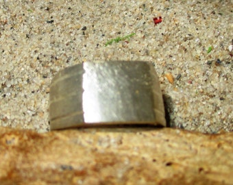 Old Etched Silver West African Ring