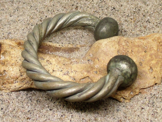 Antique Heavy Twisted Tuareg West African Bracelet - image 4