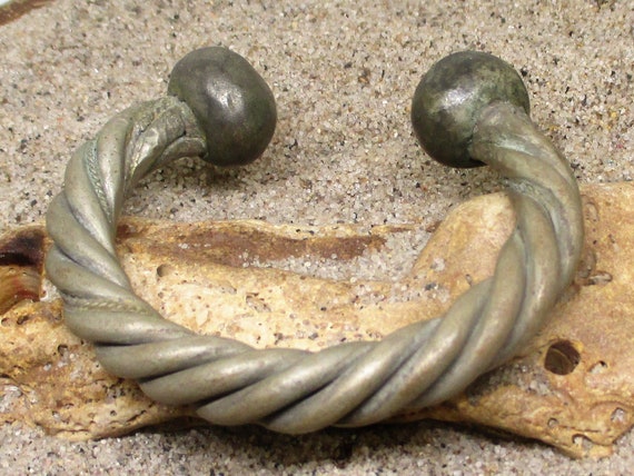 Antique Heavy Twisted Tuareg West African Bracelet - image 3