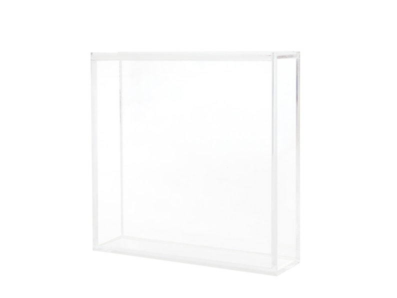 Fillable Acrylic Box 7x7x2 Picture Image 0