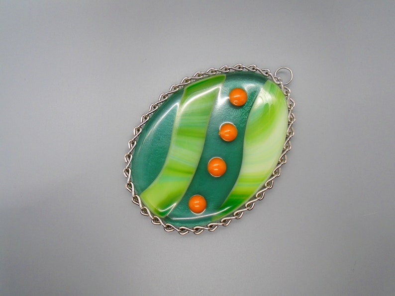 Glass Suncatcher Easter Egg Suncatcher Fused Glass Egg Medium Patchwork Fused Glass Easter Egg Easter Sun Catcher Spring Sun Catcher