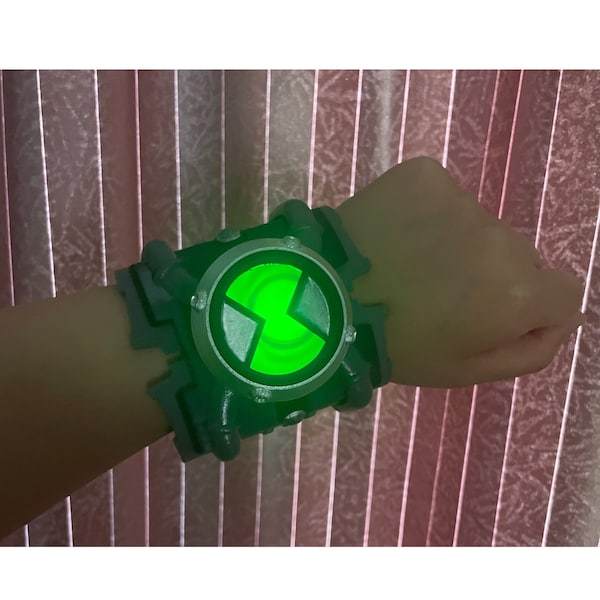 Réplica del modelo Ben 10 Omnitrix hecha a mano, accesorios de cosplay de reloj alienígena terminados