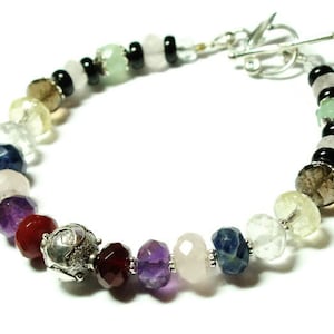 Hekate Fertility Bracelet: Sterling Silver Gemstone Memorial Jewelry