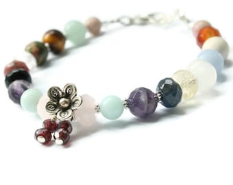 The Ultimate LIA Fertility, Pregnancy and Well-Being bracelet- Sterling Silver- The Perfect bracelet for TTC, protection and new moms.