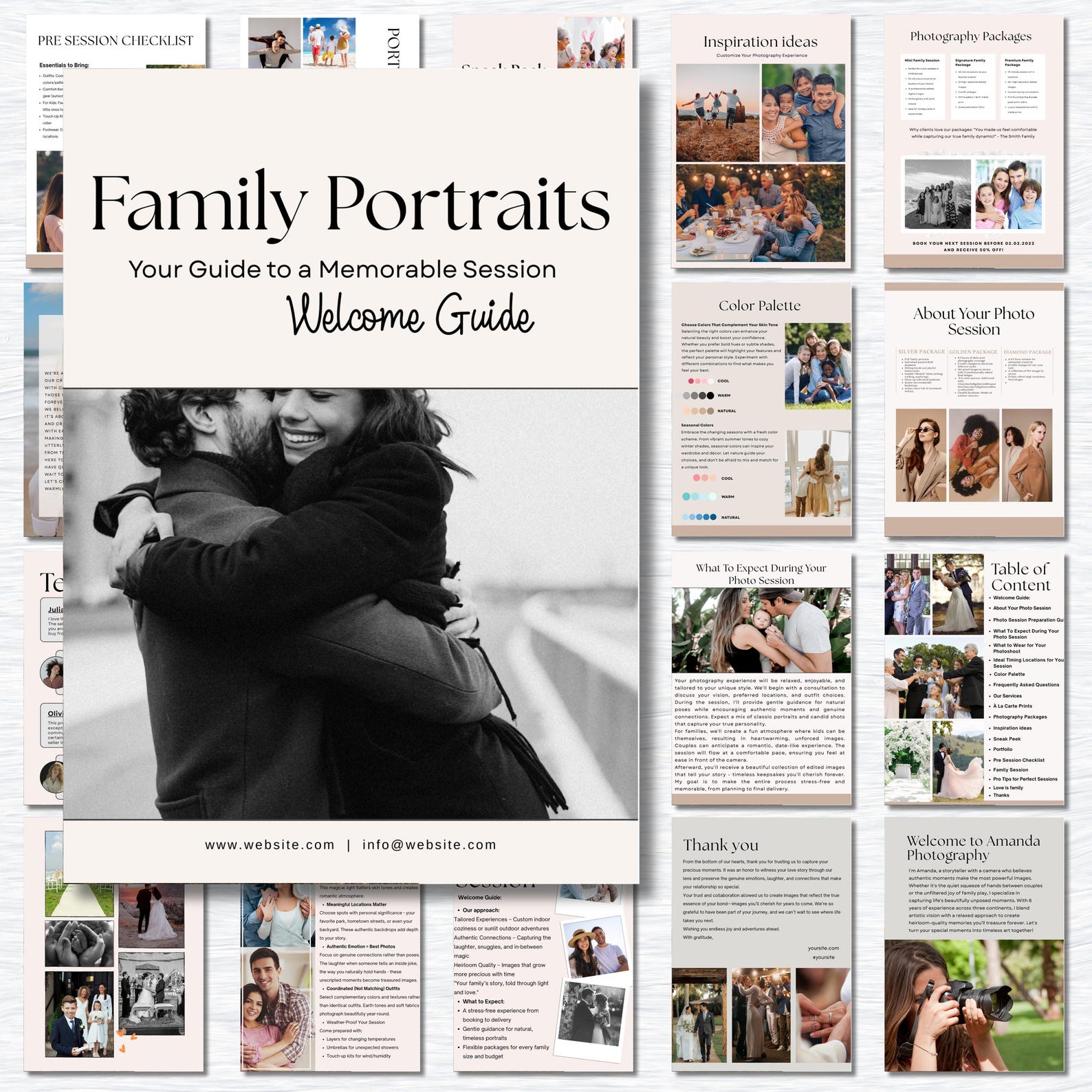 Photography Welcome Guide.pdf 26 Photography Welcome Guide, Memorable Photo Session, Welcome Guide ...