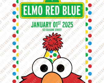 Sesame Street - Invito di compleanno