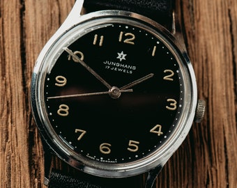 Junghans anni '50 17 gioielli, orologio vintage originale, ottima corsa