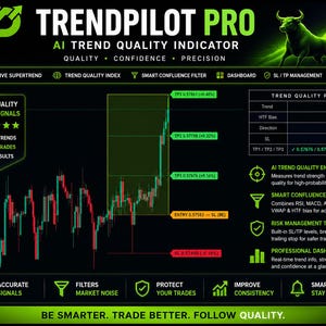 TrendPilot PRO |Trend Quality Indicator for TradingView | Adaptive SuperTrend, Trend Strength & Smart Dashboard image 1