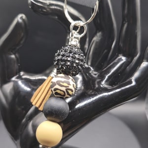 silicone bead keychains