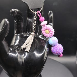 flower key ring