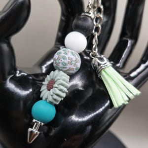 flower key ring