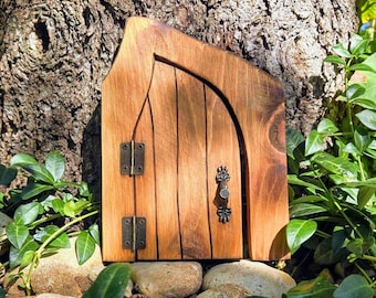 Opening Fairy Door. Made with real wood, great gift idea.