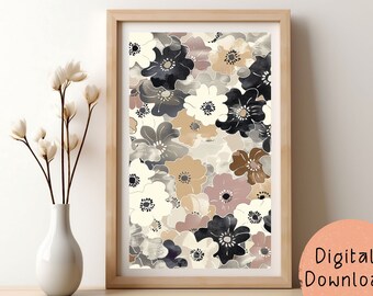 Flowers Artwork | Flowers Painting | Flowers Print | Digital PRINTABLE 023