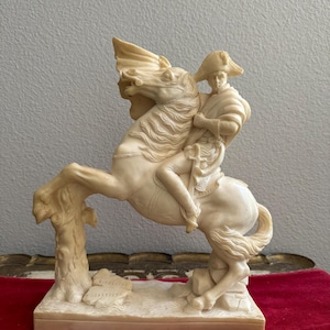 Vintage Napoleon on Horseback Statue
