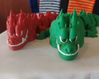 Dragon articulé, imprimé en 3D