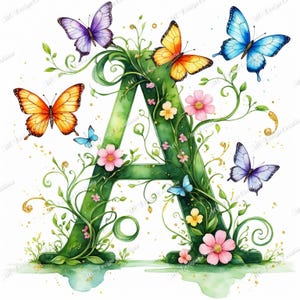 26 letras del alfabeto, imágenes prediseñadas: letras elegantes, letras del alfabeto decorativas, letras iluminadas, PNG transparente, descarga digital