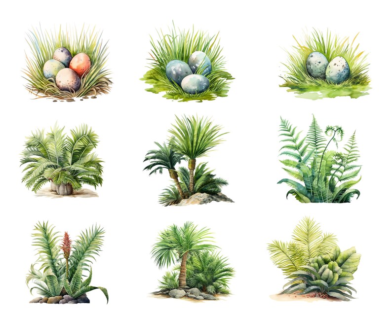 26 Dibujos de Dinosaurios – Arte de Dinosaurios para Baby Shower y Decoración de Habitación Infantil / Brontosaurios y Dibujos Tiernos de Dinosaurios imagen 6