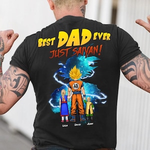 Personalized Father's Day Best Dad Ever Shirt, Custom Kid Name, Dad And Kids Shirt, Best Dad Ever Shirt, Father Day Shirt, Gift For Dad
