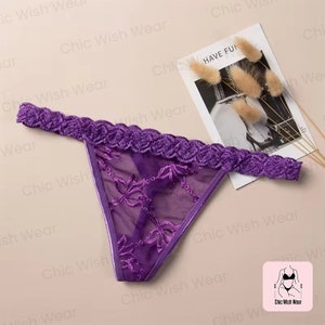 Namens-Tanga, personalisierter Namens-Tanga, personalisierter Namens-Tanga Purple