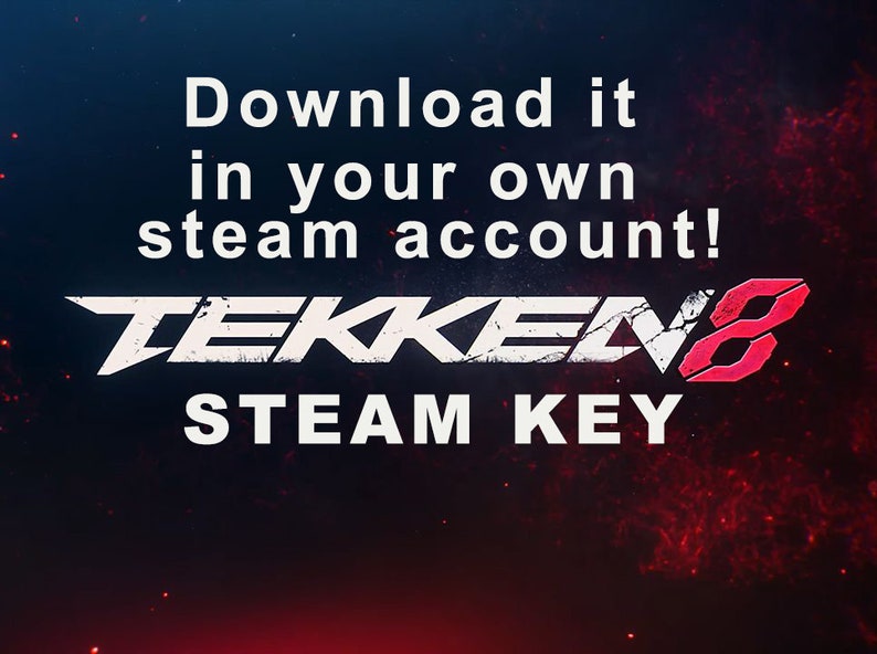 Clé Steam TEKKEN 8 PC, JUGAR ONLINE 100 % légal, Mondial Es una clave de Steam solo para ti image 1