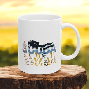 Scuba Diving Mug, Scuba Mug, Diver Gift, Diver Mug, Scuba Diver Gift, Ceramic Mug, Scuba Diving Gift, Unique Diver Gift