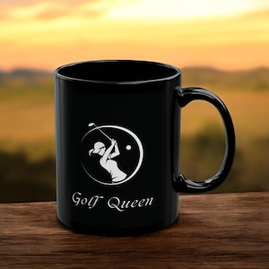 Golf Mug, Woman Golfer Mug, Gift for Golfer, Golf Queen Mug, Funny golf Mug, Gift for Her, Golfing Mug, Golfer mug, Lady Golfer Mug