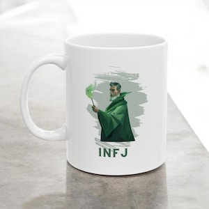 INFJ Mug, MBTI Coffee Cup, infj Birthday Gift, mbti Mug, Ceramic Mug, infj, mbti, gift for him