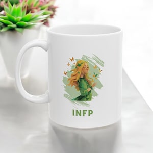 INFP Mug, MBTI Coffee Cup, infp Birthday Gift, mbti Mug, Ceramic Mug, INFP, mbti