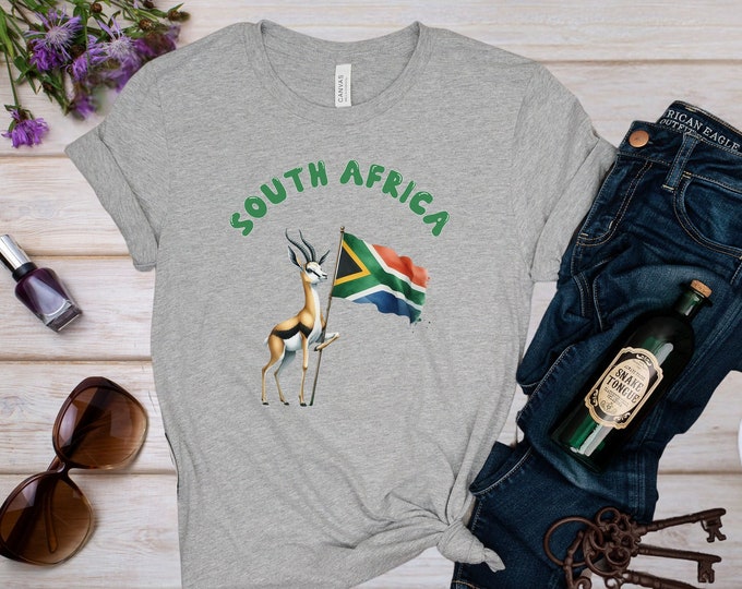 South Africa Flag Women Polo Shirt Tribal Africa Heritage - Wildlife Silhouettes in Earthy TS04 main image 1