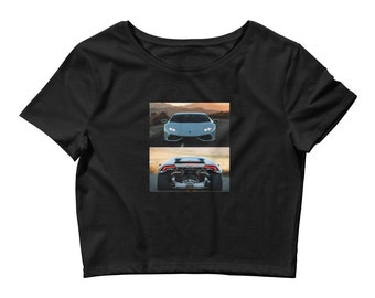 Lamborghini Huracán Women’s Crop Tee - FREE SHIPPING